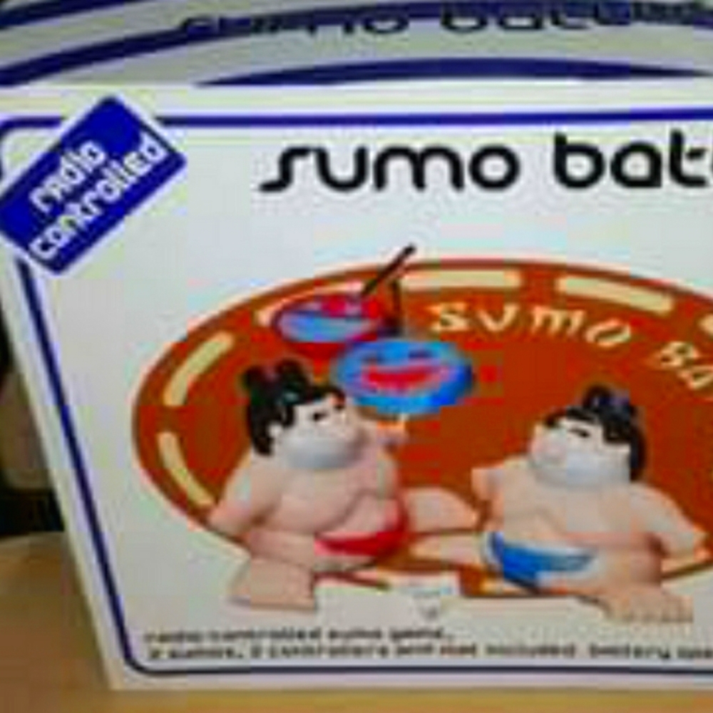 Sumo Battles Radio Control game RARE find with all the pieces, Vintage